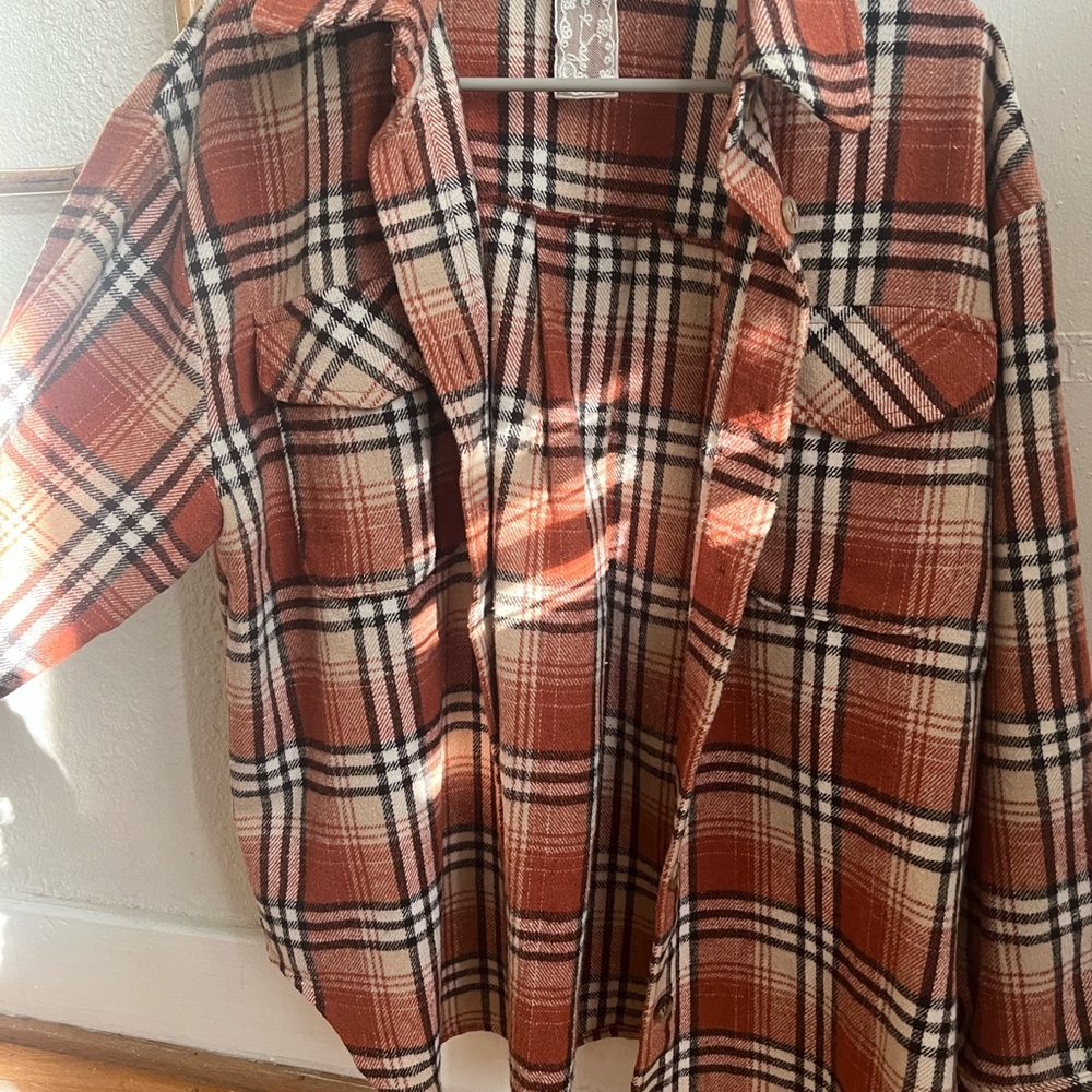 Sadie and Sage thick flannel, gently used (shacket)